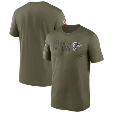 Men's Atlanta Falcons Legend Olive 2022 Salute to Service Team T-Shirt