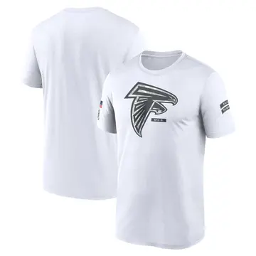 Men's Atlanta Falcons Legend White 2024 Salute To Service Performance T-Shirt