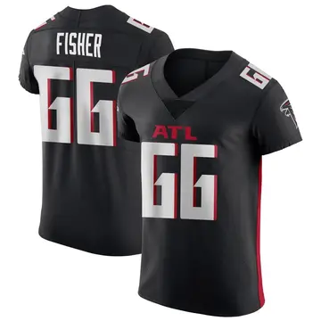 Men's Joey Fisher Atlanta Falcons Elite Black Alternate Jersey