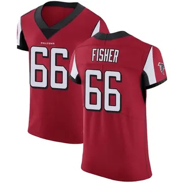 Men's Joey Fisher Atlanta Falcons Elite Red Team Color Jersey