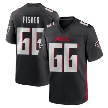 Men's Joey Fisher Atlanta Falcons Game Black Alternate Jersey
