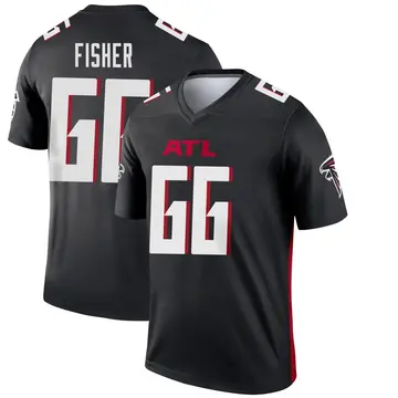 Men's Joey Fisher Atlanta Falcons Legend Black Jersey