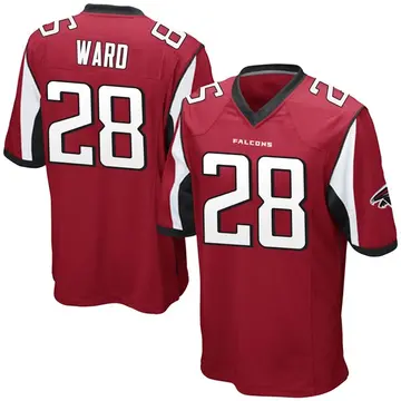 Men's Terron Ward Atlanta Falcons Game Red Team Color Jersey