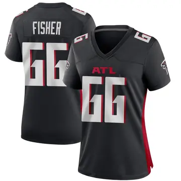 Women's Joey Fisher Atlanta Falcons Game Black Alternate Jersey