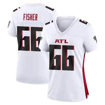 Women's Joey Fisher Atlanta Falcons Game White Jersey