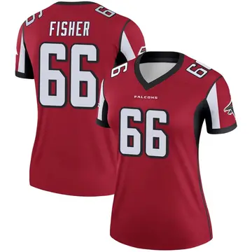 Women's Joey Fisher Atlanta Falcons Legend Red Jersey