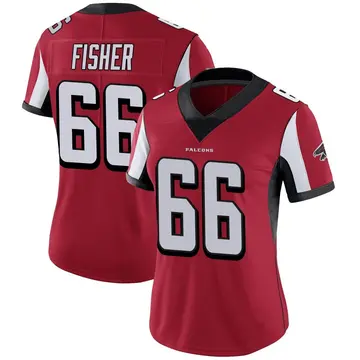 Women's Joey Fisher Atlanta Falcons Limited Red Team Color Vapor Untouchable Jersey