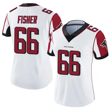 Women's Joey Fisher Atlanta Falcons Limited White Vapor Untouchable Jersey