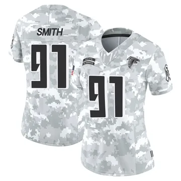 Women's Za'Darius Smith Atlanta Falcons Limited Arctic Camo 2024 Salute to Service Jersey