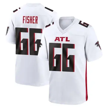 Youth Joey Fisher Atlanta Falcons Game White Jersey