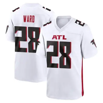 Youth Terron Ward Atlanta Falcons Game White Jersey